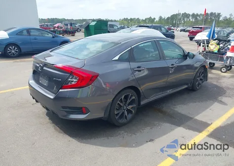 2020 Honda Civic Sport z USA, uszkodzony, nr VIN 2HGFC2F80LH565926